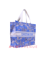Dior Floral Blue Tote Bag