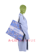 Dior Floral Blue Tote Bag