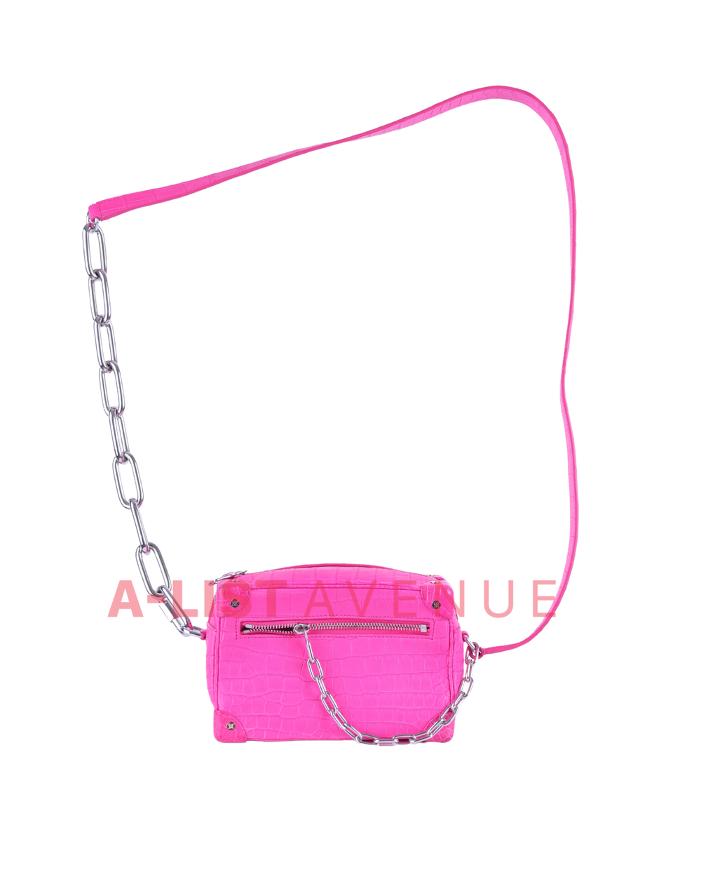 LV Crocodile Mini Soft Trunk Pink