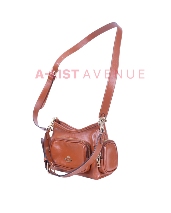 Coach Laurel Shoulder Bag 22 Cinnamon color