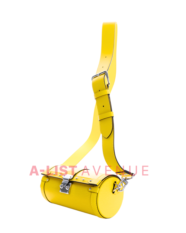 LV Papillon Trunk Crossbody Bag in Bright Yellow Collectors Item