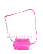 LV Crocodile Mini Soft Trunk Pink