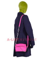 LV Crocodile Mini Soft Trunk Pink