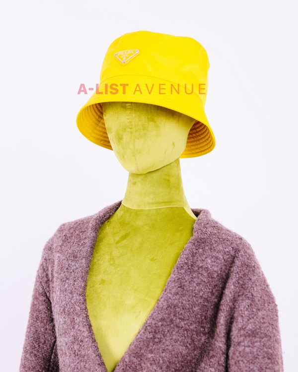 Prada Yellow Bucket Hat