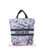 Dior Leaves Canvas Tote Bag