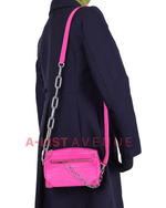 LV Crocodile Mini Soft Trunk Pink
