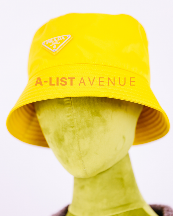 Prada Yellow Bucket Hat