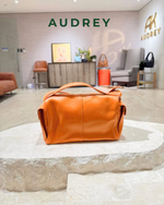 F12 AUDREY Cowhide Doctors Bag in Brown