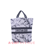 Dior Leaves Canvas Tote Bag
