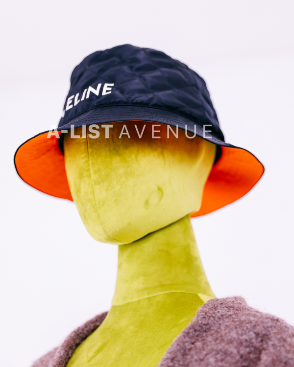Celine Quilted Nylon Bucket Hat