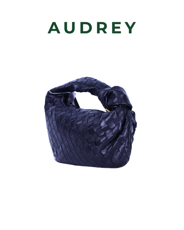 V3 AUDREY Lambskin Hand Bag Black