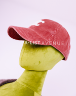 Celine Corduroy Cap in Pink
