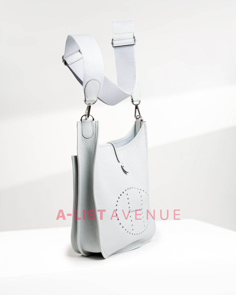 Hermes Evelyne III PM Bleu Pale PHW