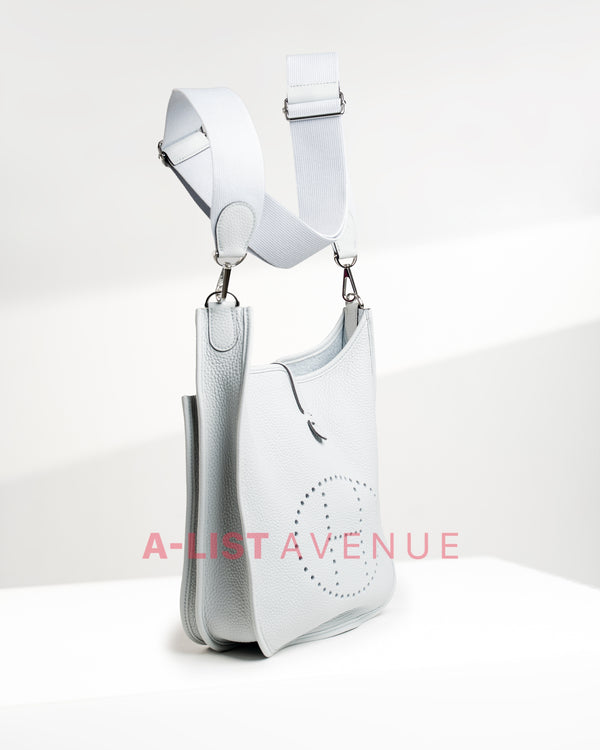 Hermes Evelyne III PM Bleu Pale PHW
