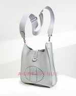 Hermes Evelyne III PM Bleu Pale PHW