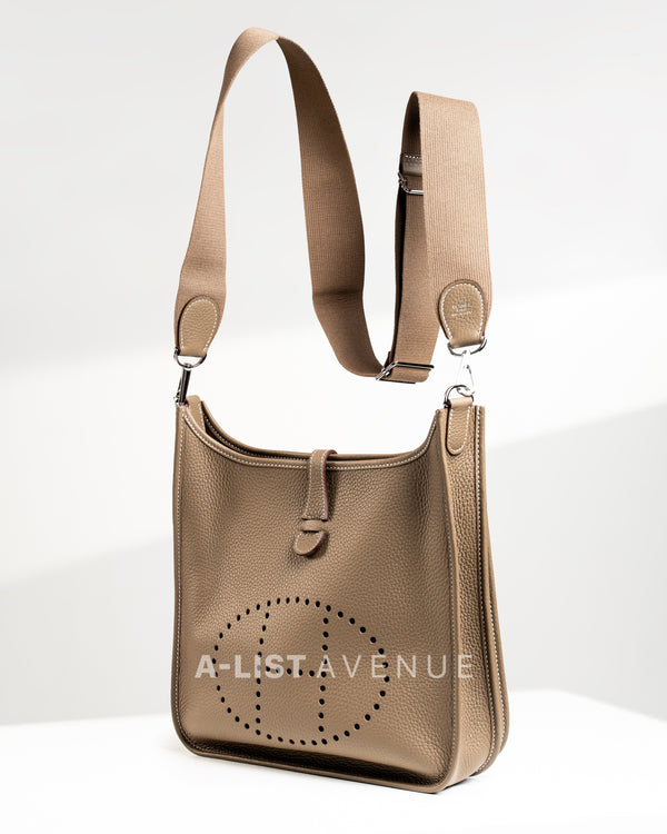 Hermes Evelyne III PM Etoupe PHW