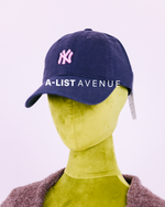 MLB New York Yankees baseball Cap in Black and Pink Logo