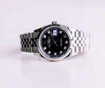 Rolex Datejust 36 Oystersteel Black Diamond Dial