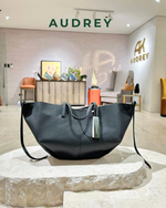 C20 AUDREY Cowhide Colene Bag in Black