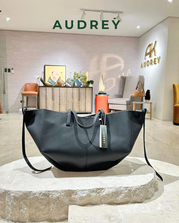 C20 AUDREY Cowhide Colene Bag in Black