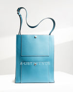 Hermes Cab'H Tote Bag Bleu Jean PHW