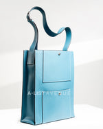 Hermes Cab'H Tote Bag Bleu Jean PHW