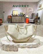 C20 AUDREY Cowhide Colene Bag in White