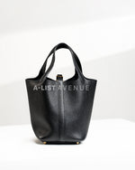 Hermes Picotin 18 Noir/Black GHW