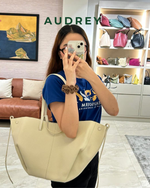 C20 AUDREY Cowhide Colene Bag in White