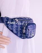Lacoste The Blend Monogram Canvas Belt Bag