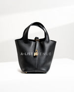Hermes Picotin 18 Noir/Black GHW