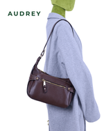 B26 AUDREY Premium Leather Kili Bag Dark Brown