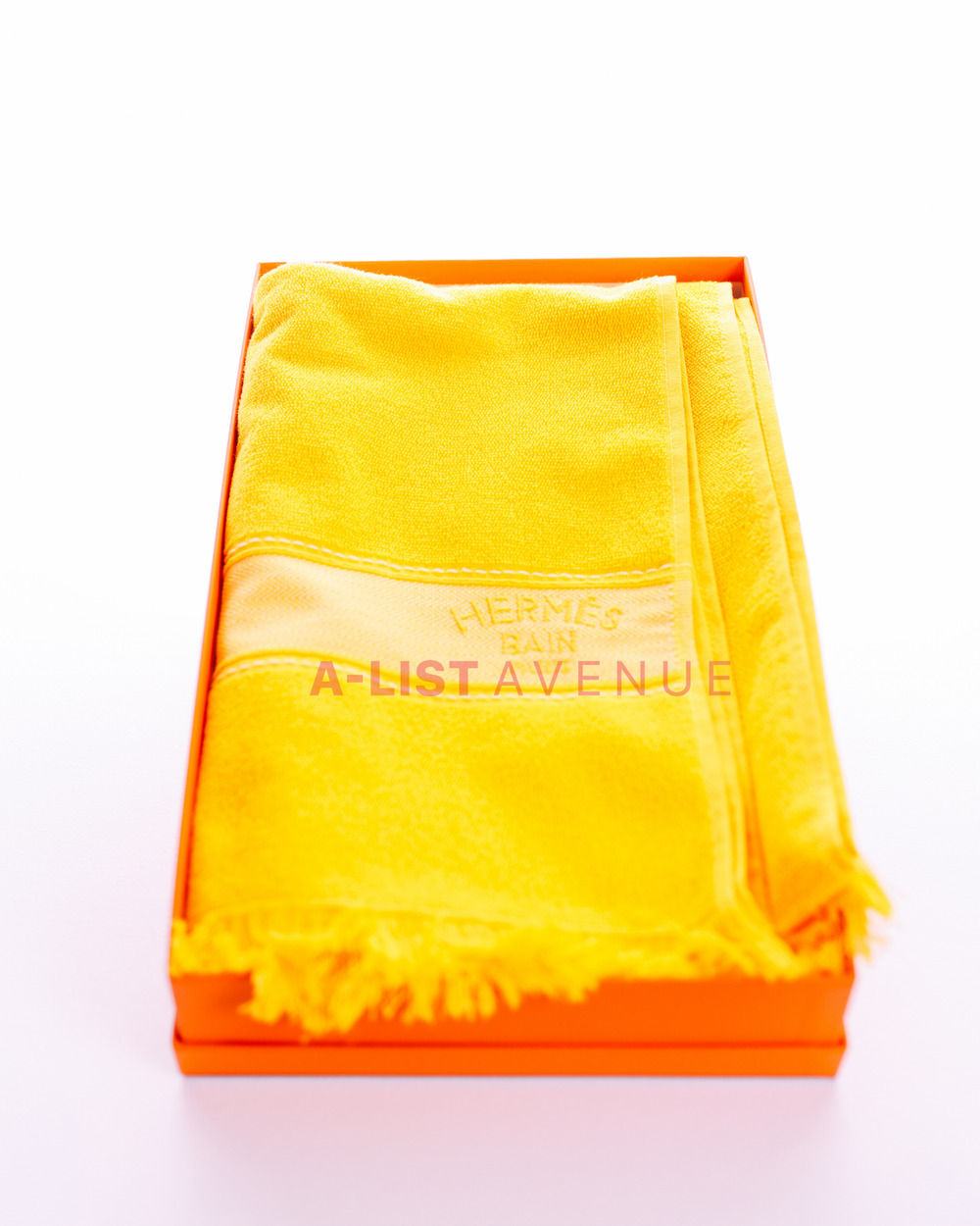 Hermes Yachting Beach Towel in Yellow