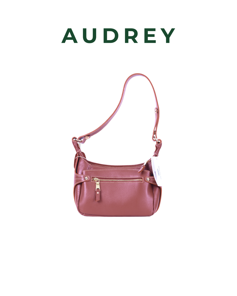 B26 AUDREY Premium Leather Kili Bag Brown