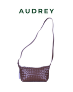 E12 AUDREY Lambskin Sling Bag in Brown
