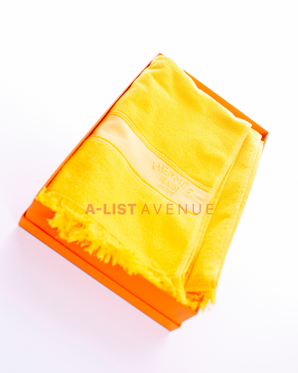 Hermes Yachting Beach Towel in Yellow