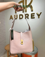 E8 AUDREY Cowhide Shoulder Bag in Pink