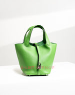 Hermes Picotin 18 Bambou PHW