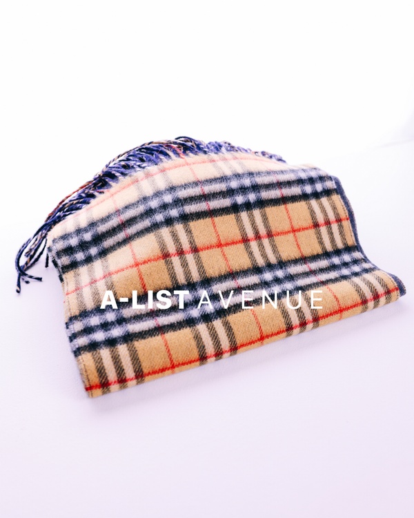 Burberry Plaid Tartan Check Scarf