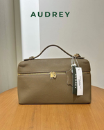 V4 AUDREY Cowhide Hand/Sling Bag in Etoupe