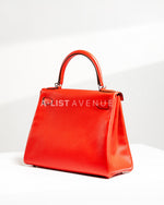 Hermes Kelly 28 Red PHW