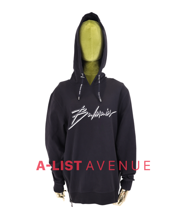 Balmain Hoodie Black #8577