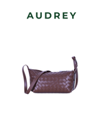 E12 AUDREY Lambskin Sling Bag in Brown