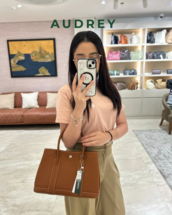 A19 AUDREY Cowhide Hand Bag in Brown