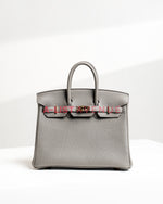 HERMES BIRKIN 25 GRIS MEYER