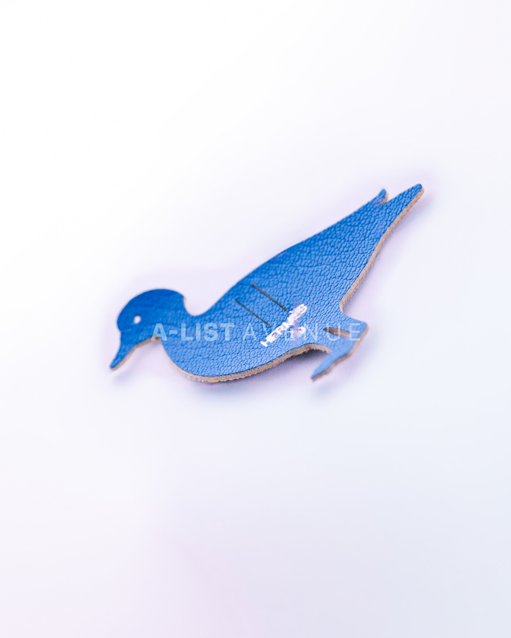 Hermes Keychain Petit Seagull Blue