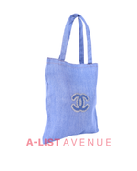 B1T1 Chanel Denim Tote Bag With Denim Pouch
