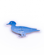 Hermes Keychain Petit Seagull Blue
