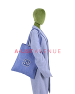 B1T1 Chanel Denim Tote Bag With Denim Pouch