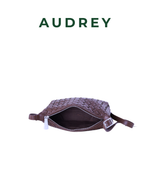 E12 AUDREY Lambskin Sling Bag in Brown